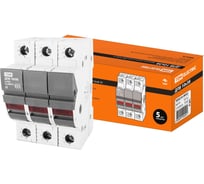Держатель плавких вставок TDM ELECTRIC ДПВ 10х38 3П SQ0216-0003