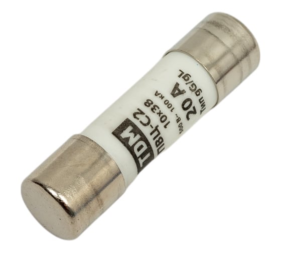 Плавкая вставка TDM ELECTRIC ПВЦ-С2 10х38 20А SQ0729-0009