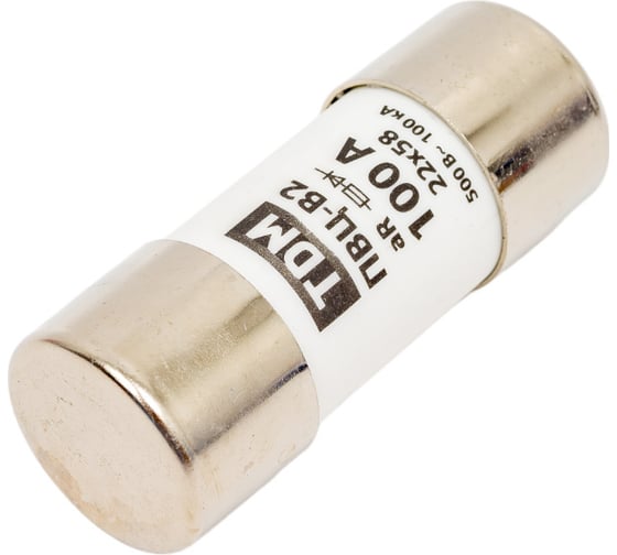 Плавкая вставка TDM ELECTRIC ПВЦ-B2 22х58 aR быстродействующая 100А SQ0729-0062