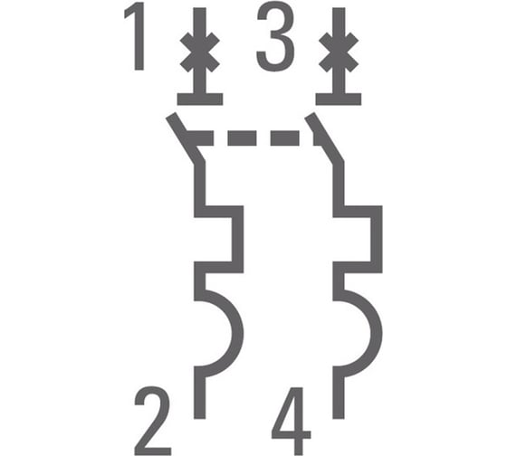 Автоматический выключатель EKF 2P 25А (C) 4,5kA ВА 47-63 PROxima mcb4763-2-25C-pro
