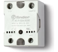 Твердотельное реле Finder выход 40а 48…600в ас; питание 230в Ac; функц "включ.при пер 774582308650PAS