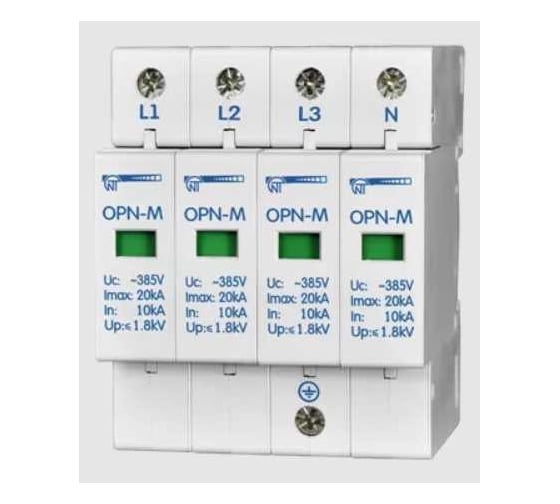 Ограничитель перенапряжения НовАтек-Электро opn-m (4s) 10ka 567894-10 1