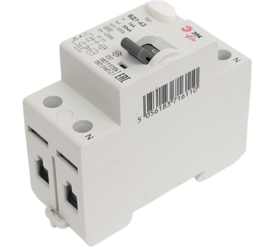 УЗО ЭРА NO-902-26 ВД1-63 1P+N 16А 30мА Б0031875