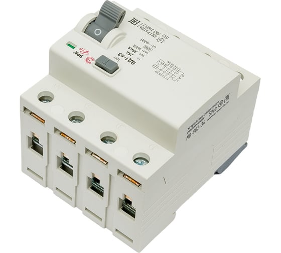УЗО ЭРА NO-902-34 ВД1-63 3P+N 25А 30мА Б0031880