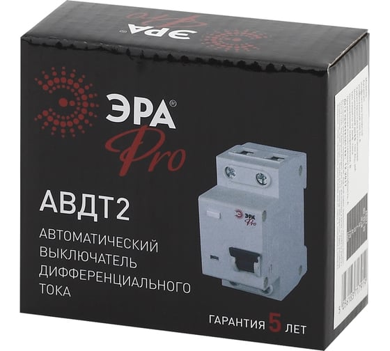 АВДТ ЭРА NO-901-90 АВДТ2 С16А 30мА 1P+N тип АС Б0031840