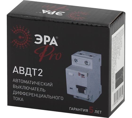 АВДТ ЭРА NO-902-137 АВДТ2 C10А 30мА 1P+N тип AC Б0032299