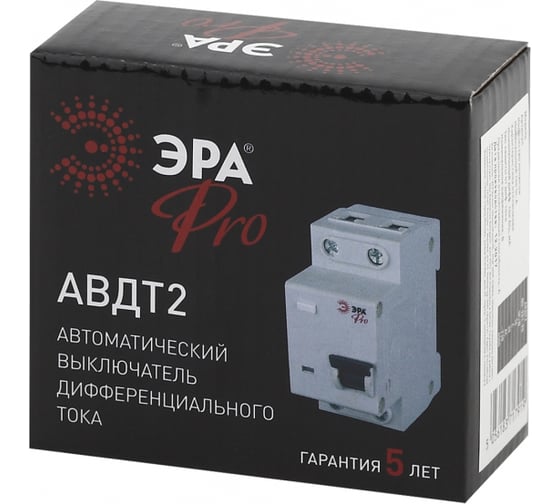 АВДТ ЭРА NO-902-139 АВДТ2 C40А 30мА 1P+N тип AC Б0032301
