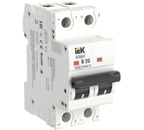 Автоматический выключатель IEK Armat m06n-dc 2p, b, 20а AR-M06N-2-B020DC