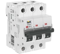 Автоматический выключатель IEK Armat m10n 3p, k, 4а AR-M10N-3-K004