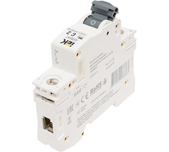 Автоматический выключатель IEK Armat m06n-dc 1p c 2а AR-M06N-1-C002DC