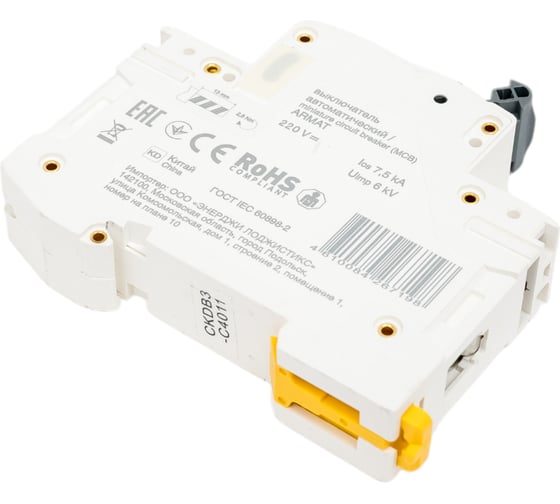 Автоматический выключатель IEK Armat m06n-dc 1p c 40а AR-M06N-1-C040DC