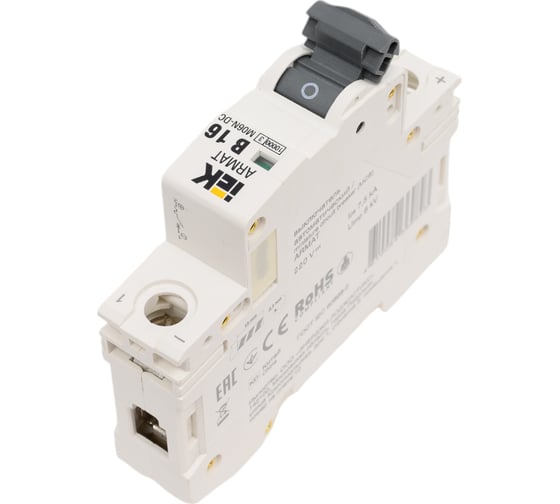 Автоматический выключатель IEK Armat m06n-dc 1p b 16а AR-M06N-1-B016DC