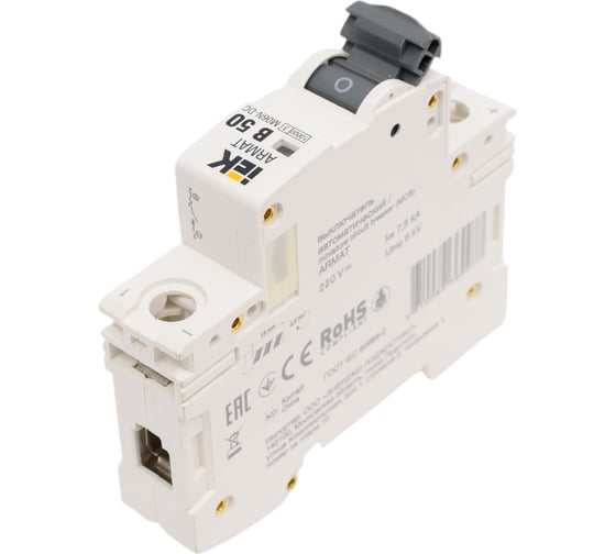 Автоматический выключатель IEK Armat m06n-dc 1p b 50а AR-M06N-1-B050DC