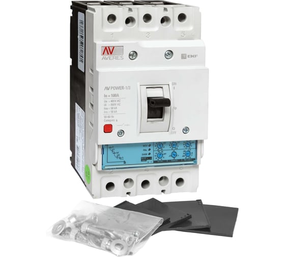 Автоматический выключатель EKF av power-1/3 3р 32а 50ka etu2.0 mccb-13-32-2.0-av