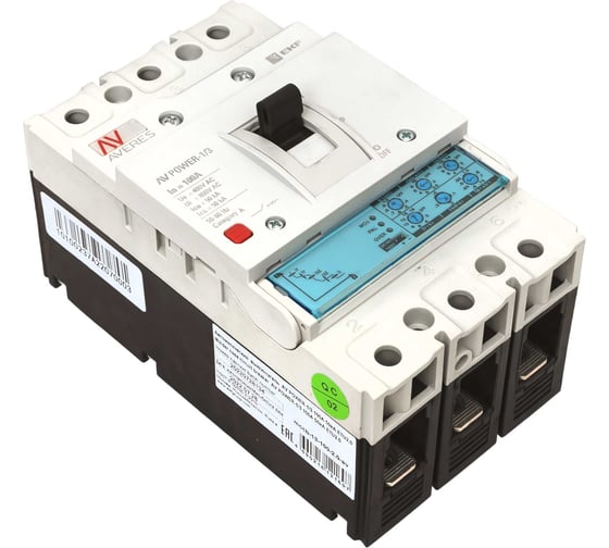 Автоматический выключатель EKF av power-1/3 3р 32а 50ka etu2.0 mccb-13-32-2.0-av