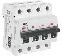 Автоматический выключатель IEK Armat m10n 4p k 6а AR-M10N-4-K006