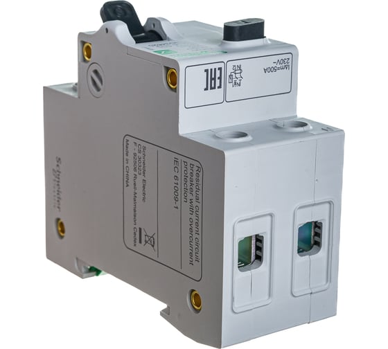 Автоматический выключатель дифференциального тока Schneider Electric 2п /1P+N/ EZ9D34620