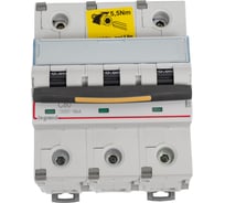 Автоматический модульный выключатель Legrand 3п C 80А 10кА/16кА DX3 Leg 409280 1009878