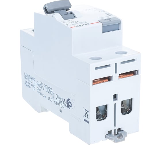 ВДТ RX3 Legrand 30мА 40А 2П AC 402025