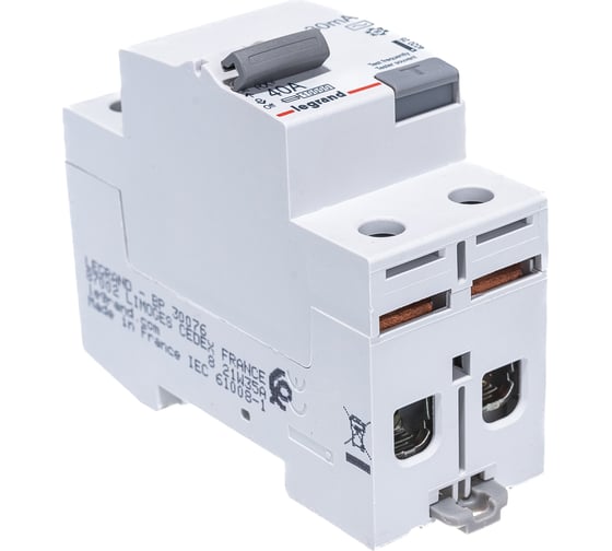 ВДТ RX3 Legrand 30мА 40А 2П AC 402025