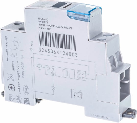 Импульсное реле Legrand 16А 1НО 230В Leg 412400 1009901
