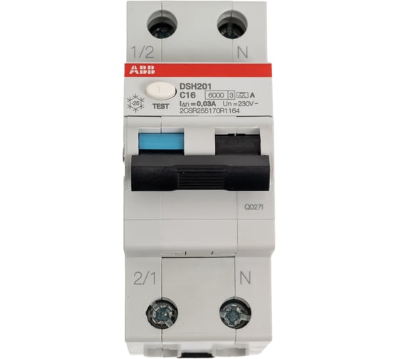 Автоматический выключатель дифференциального тока ABB dsh201 c16 a30 2CSR255170R1164 1