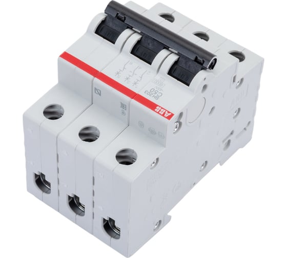 Автоматический выключатель ABB sh203 3-полюсной, c50 2CDS213001R0504