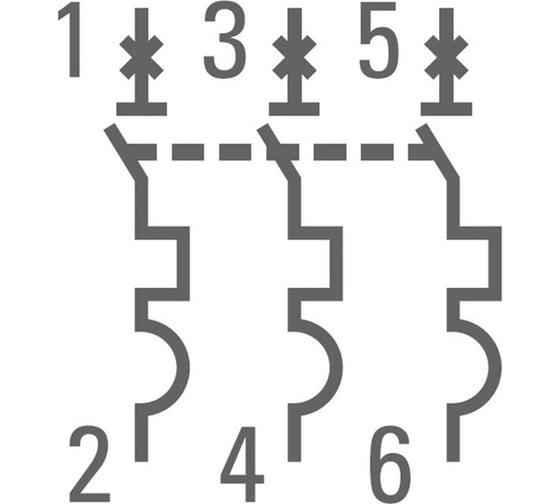 Автоматический выключатель EKF 3P 32А (С) ВА 47-63 4.5кА PROxima mcb4763-3-32C-pro