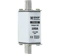 Плавкая вставка EKF ППН-33 100/32А габарит 00С fus-33/100/32 2296193 15778078