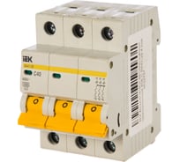 Автоматический трехполюсный выключатель IEK ВА47-29 40А C 4.5кА 9532797