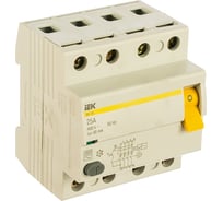 Выключатель дифференциального тока (УЗО) IEK ВД1-63 4п 25А 30мА АС 9532863