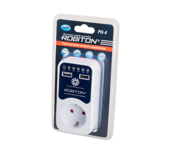 Реле контроля напряжения Robiton РН-4 BL1 18543