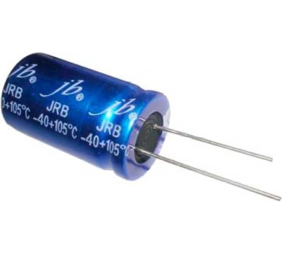 Электролитический конденсатор JB Capacitors 1000мкФ, 50В, 105C, 13x25мм JRB1H102M05001300250000B-47