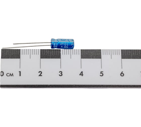 Электролитический конденсатор JB Capacitors 10мкФ, 50В, 105C, 5x11мм JRB1H100M02000500110000B-48