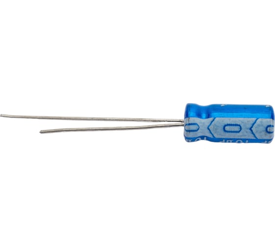 Электролитический конденсатор JB Capacitors 10мкФ, 50В, 105C, 5x11мм JRB1H100M02000500110000B-48