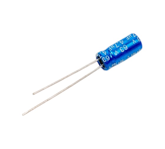 Электролитический конденсатор JB Capacitors 4.7мкФ, 63В, 105C, 5x11мм JRB1J4R7M02000500110000B-18