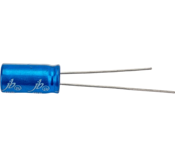Электролитический конденсатор JB Capacitors 470мкФ, 10В, 105C, 6.3x11мм JRB1A471M02500630110000B-35