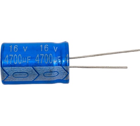 Конденсатор электролитический, 4700мкФ, 16В, -55/105C, 16x25 / P:7.5 мм JB Capacitors JRB1C472M07501600250000BST-45