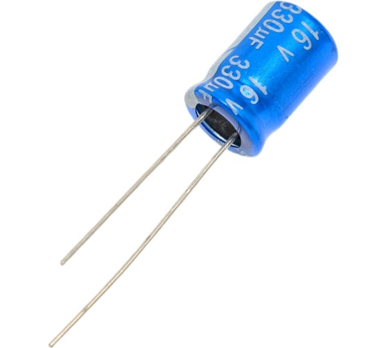 Электролитический конденсатор JB Capacitors 330мкФ, 16В, 105C, 8x12мм JRB1C331M03500800120000B-43