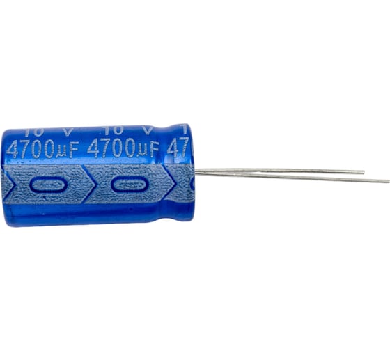 Электролитический конденсатор JB Capacitors 4700мкФ, 10В, 105C, 13x25мм JRB1A472M05001300260000B-52
