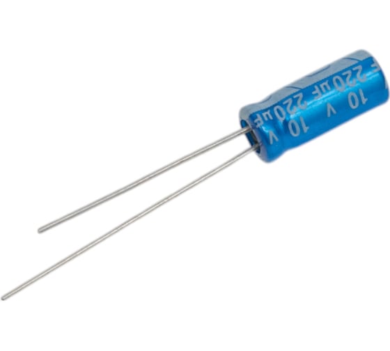 Электролитический конденсатор JB Capacitors 220мкФ, 10В, 105C, 5x11мм JRB1A221M02000500110000B-34