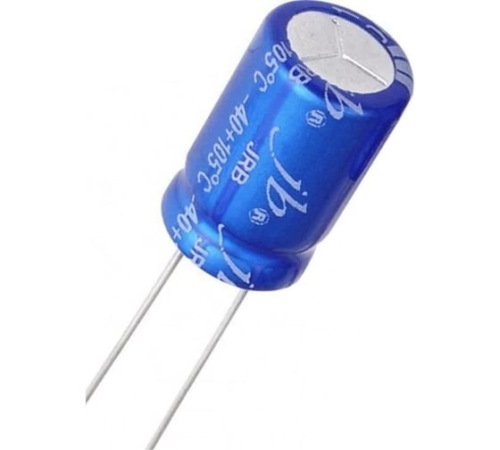 Электролитический конденсатор JB Capacitors 2200мкФ, 63В, 105C, 18x35мм JRB1J222M07501800350000B-31