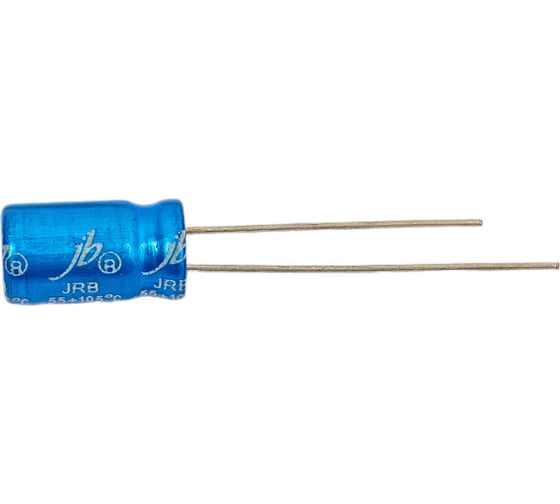 Электролитический конденсатор JB Capacitors 220мкФ, 16В, 105C, 6.3x11мм JRB1C221M02500630110000B-39