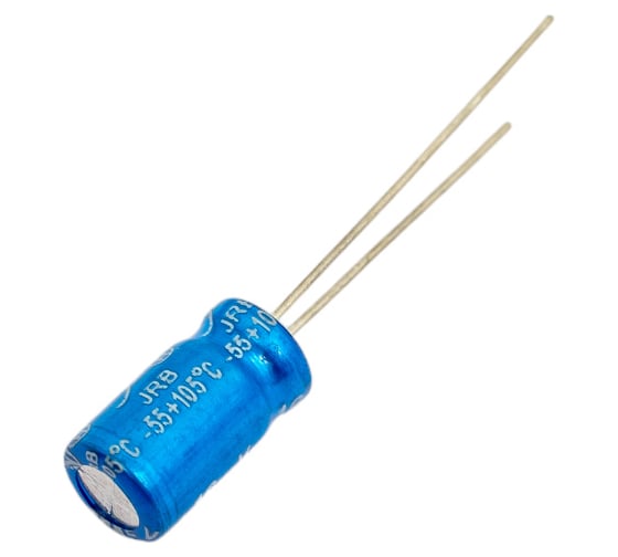Электролитический конденсатор JB Capacitors 220мкФ, 16В, 105C, 6.3x11мм JRB1C221M02500630110000B-39