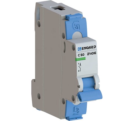 Автоматический выключатель Engard z406 1р c50 4,5ка Z406-1C-50