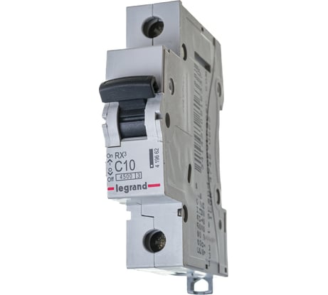Авт.выключатель Legrand RX3  4,5кА 10А 1П C 419662