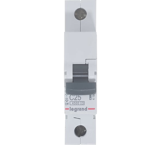 Авт.выключатель Legrand RX3  4,5кА 25А 1П C 419666