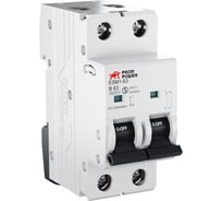 Автоматический выключатель Prompower esm1-63 (10ka), 10a, характеристика c, количество полюсов: 2p ESM163C102