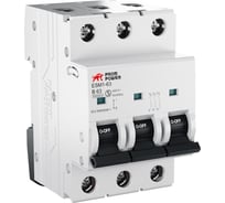Автоматический выключатель Prompower esm1-63 (10ka), 40a, характеристика c, количество полюсов: 3p ESM163C403