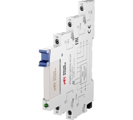 Ультратонкое реле Prompower, винтовые клеммы, номинальный ток 6а, управление 24vdc, pg2rv-sr700 dc24 PG2RVSR700DC24